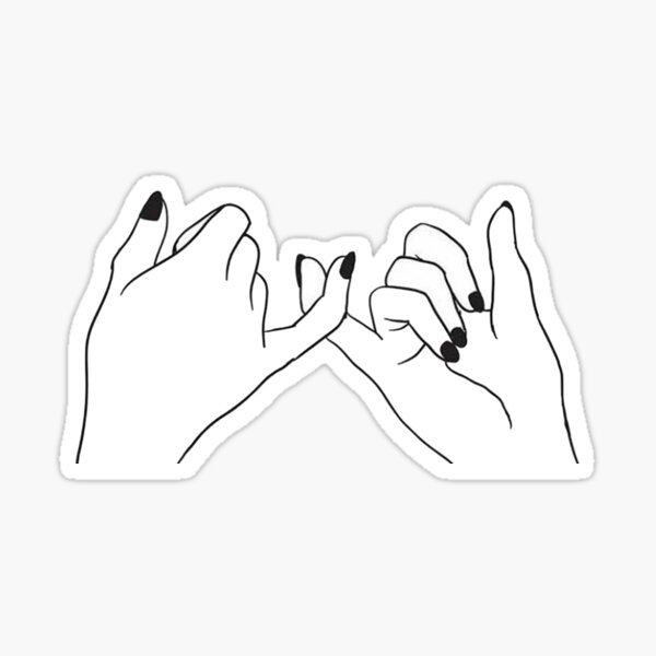 Pinky Promise Sticker