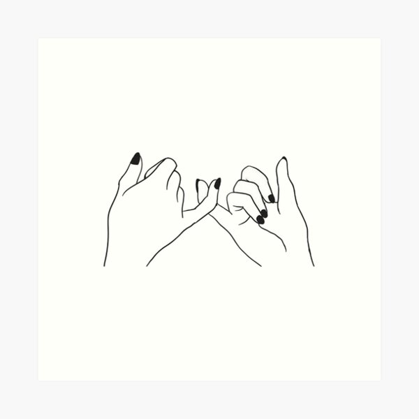 Pinky Promise Art Print