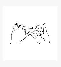 Pinky Promise Photographic Print
