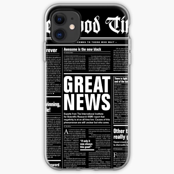 The Good Times Vol. 1, No. 1 REVERSED iPhone Soft Case