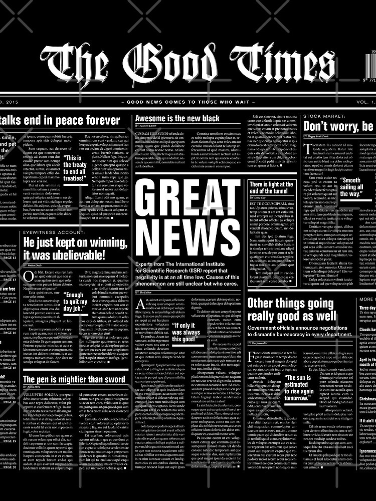The Good Times Vol. 1, No. 1 REVERSED by GrandeDuc