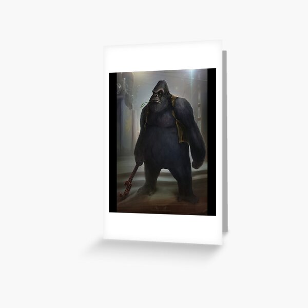 Gorilla Ape Card, Cute Greetings Card, Blank Cards With Envelope, Wildlife  Design Cards, Any Occasion Card, Gorilla Card, Gorilla Gifts -  Norway