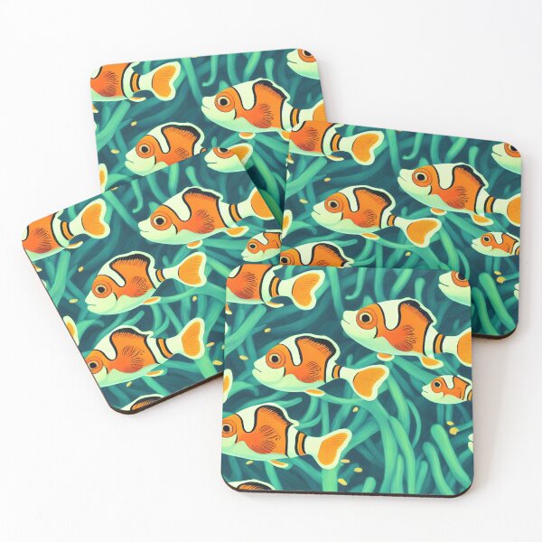 Item preview, Clown Fish Pattern designed and sold by ThePurpleMelon.