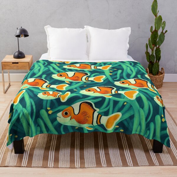 Item preview, Clown Fish Pattern designed and sold by ThePurpleMelon.
