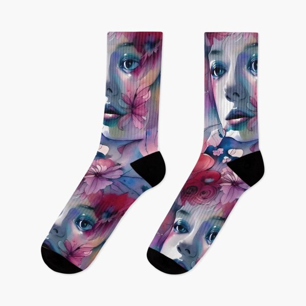 Item preview, Floral faces I  designed and sold by PinterPattern.