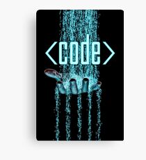 Code Canvas Print