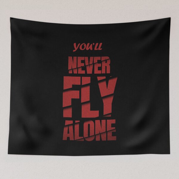 Item preview, You Will Never FLY Alone white mode designed and sold by GoldRoad.