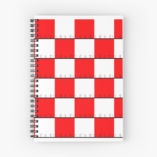 Item preview, Red and white windfarm from Crosby Beach Patchwork Design designed and sold by Paul Madden.