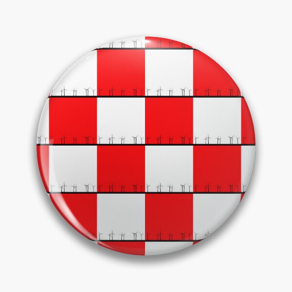 Item preview, Red and white windfarm from Crosby Beach Patchwork Design designed and sold by Paul Madden.