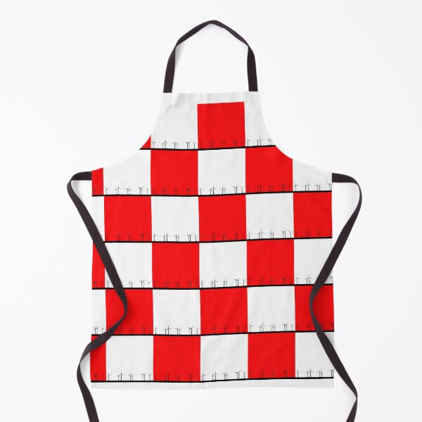 Item preview, Red and white windfarm from Crosby Beach Patchwork Design designed and sold by Paul Madden.