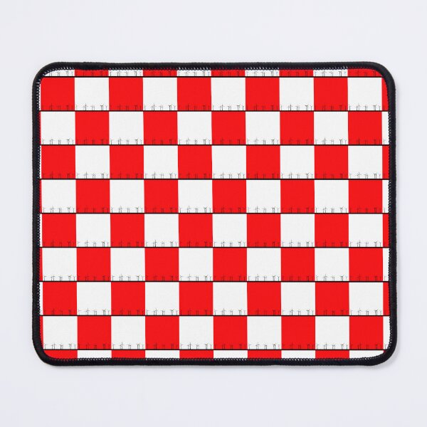 Item preview, Red and white windfarm from Crosby Beach Patchwork Design designed and sold by Paul Madden.