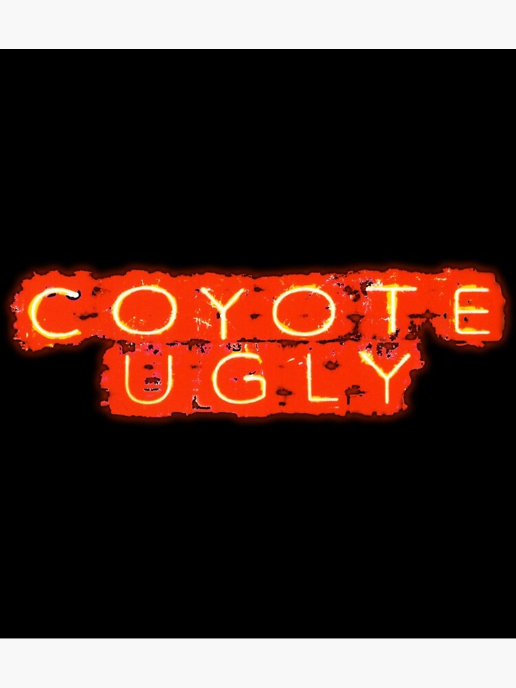 "Coyote Ugly Movie Logo Sticker" Poster for Sale by foderronerb | Redbubble