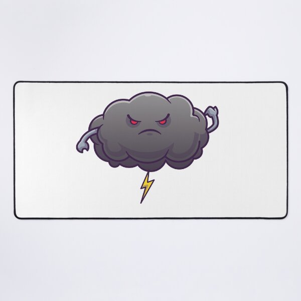 Item preview, Cute Angry Cloud Storm designed and sold by SamirElh77.