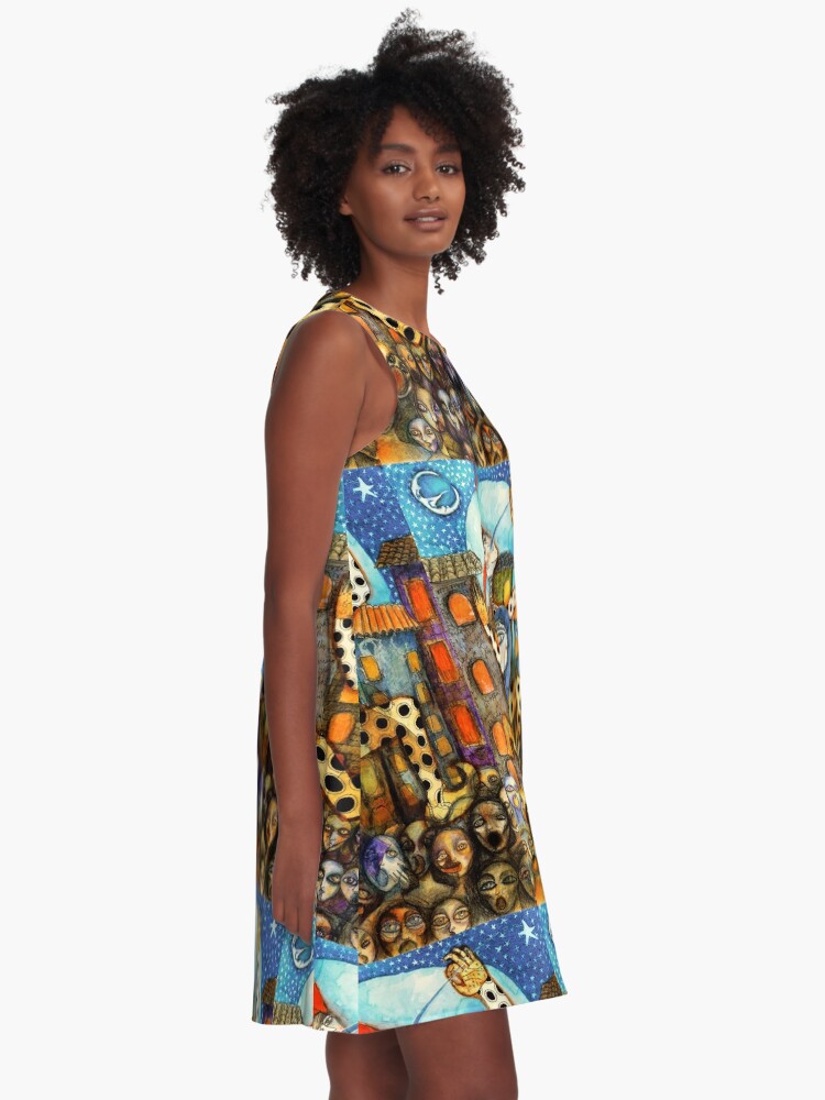 Alternate view of Viva la Revolución A-Line Dress