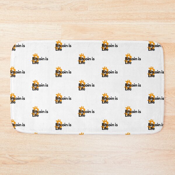 Item preview, Bitcoin is Life designed and sold by CryptoBeings.
