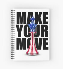 Make Your Move USA Spiral Notebook