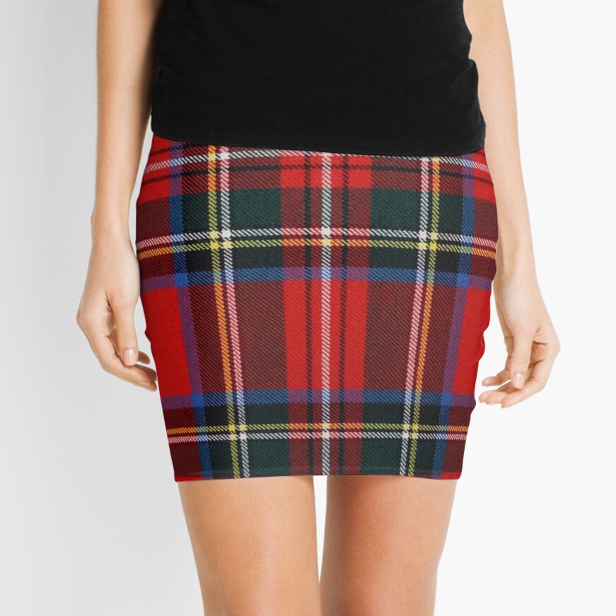 Stewart Royal Modern Tartan Mini Skirt