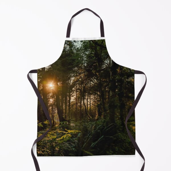 Mystical forest in the sunset Apron