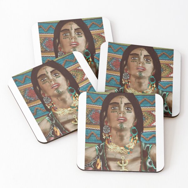 Item preview, Morocco Kabyle Amazigh woman portrait berbere arif vibes oriental  designed and sold by azghari.