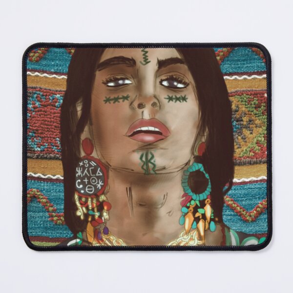 Item preview, Morocco Kabyle Amazigh woman portrait berbere arif vibes oriental  designed and sold by azghari.