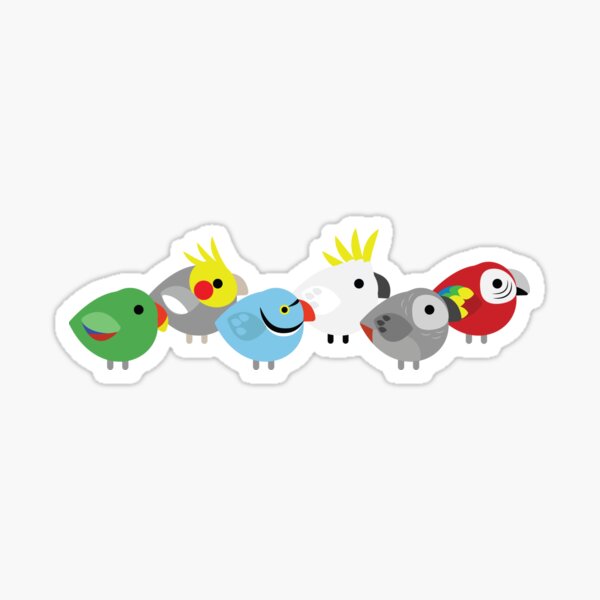 BIRBS - Medium & Big Squad Sticker