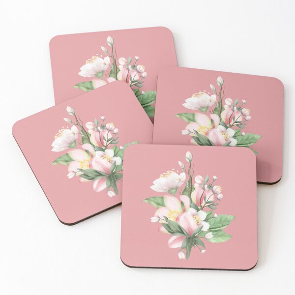 Item preview, Pattern Vintage Romantic Bouquet Cute Soft Pink Flowers N2 designed and sold by iziskosmos.