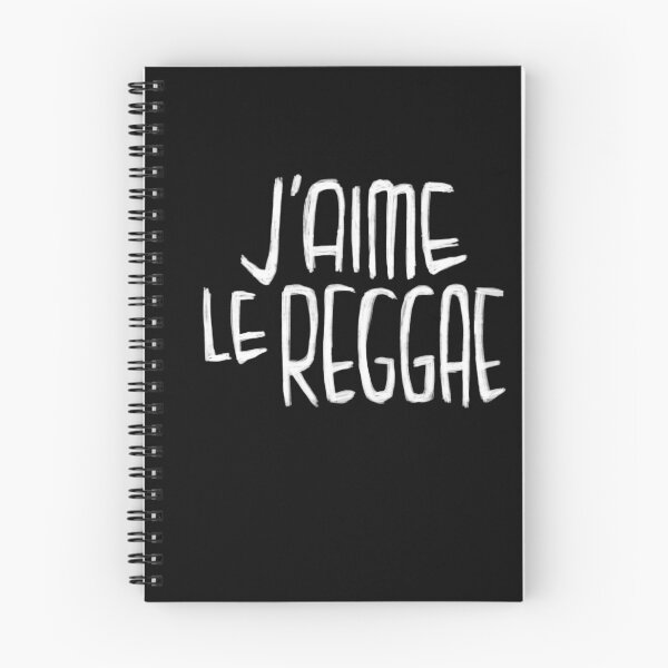 Artikelvorschau, Reggae-Musik-Typografie, J'aime le Reggae, Französisch, ich liebe Reggae entworfen und verkauft von badlydrawnbabe.