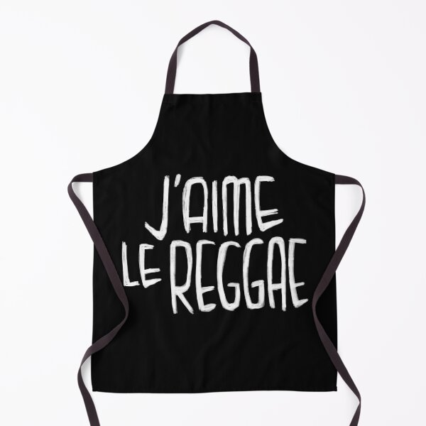 Artikelvorschau, Reggae-Musik-Typografie, J'aime le Reggae, Französisch, ich liebe Reggae entworfen und verkauft von badlydrawnbabe.