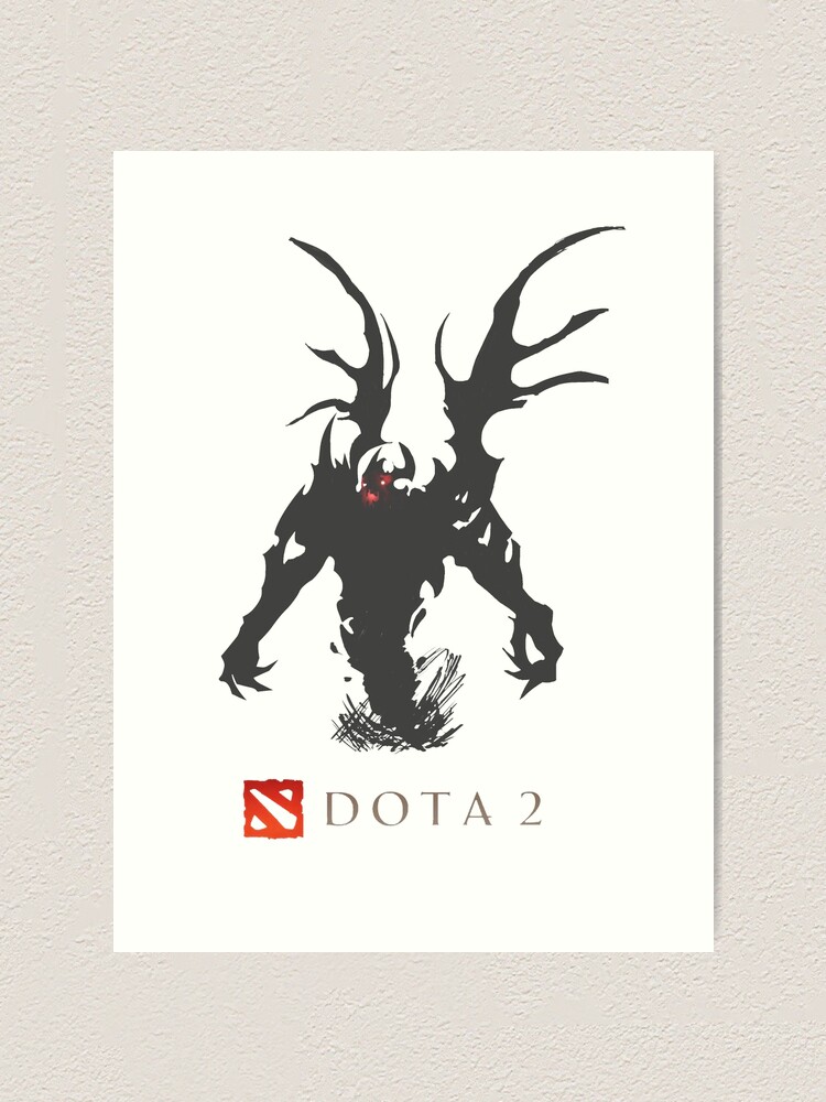 Dota 2 Shadow Fiend Art Print By Nitz000 Redbubble