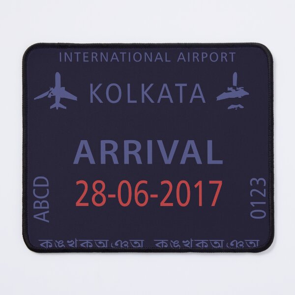 Item preview, India, Kolkata - Passport Stamp designed and sold by Sejmen.