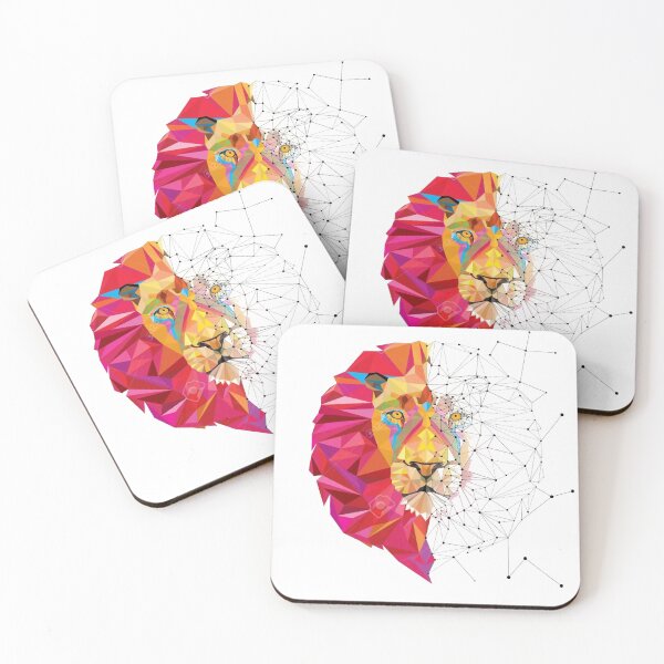 Item preview, geometric lion designed and sold by A2A  SHOP.