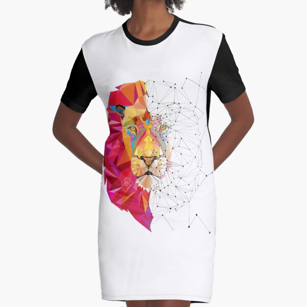 Item preview, geometric lion designed and sold by A2A  SHOP.
