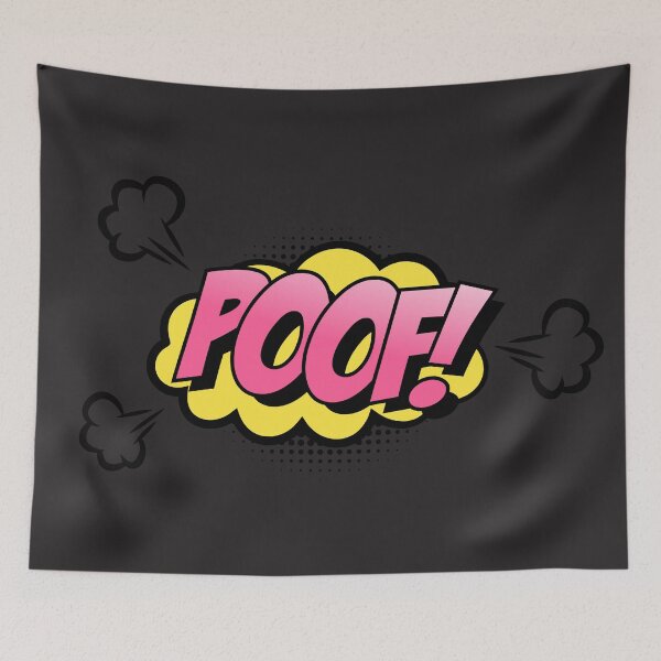 Item preview, POOF! retro vintage comics style speech bubble designed and sold by yaZzaboy.