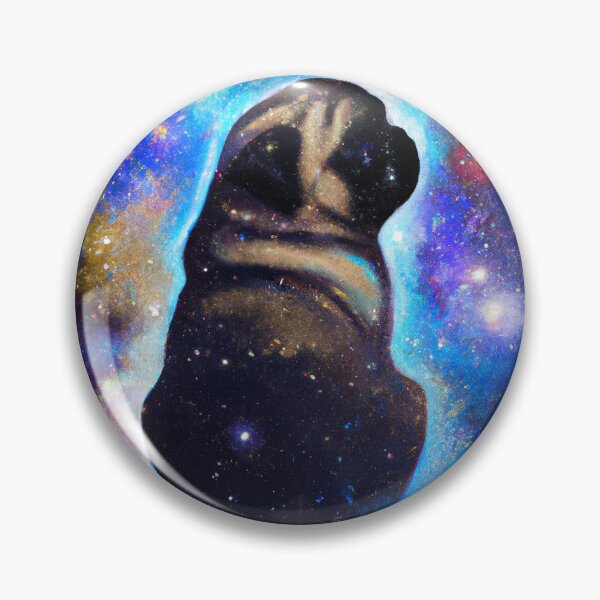 Item preview, Galactic Pug, Pug Galaxy Art, Pug Butt in Space designed and sold by Bookwyrm-Bazaar.