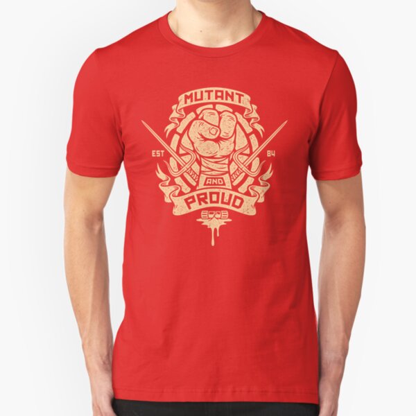 Mutant and Proud! (Raph) Slim Fit T-Shirt