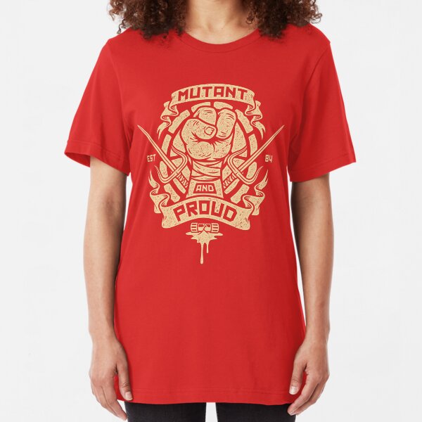 Mutant and Proud! (Raph) Slim Fit T-Shirt
