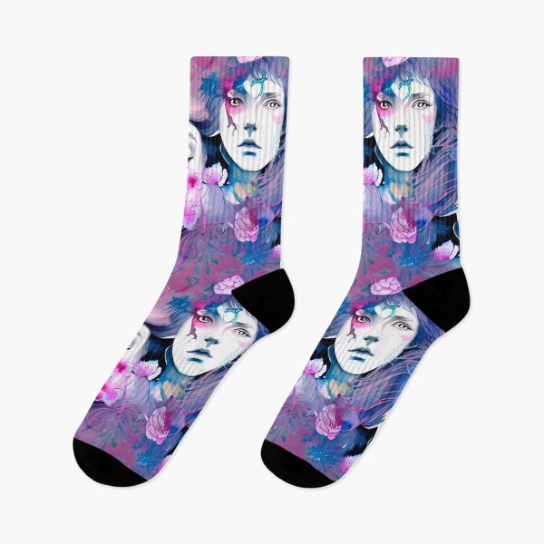 Item preview, Floral faces III designed and sold by PinterPattern.