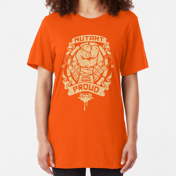 Mutant and Proud! (Mikey) Slim Fit T-Shirt