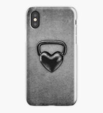 Kettlebell heart iPhone Case