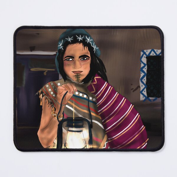 Item preview, Morocco Kabyle Amazigh woman portrait berbere arif vibes oriental 2 designed and sold by azghari.