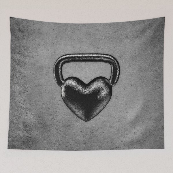 Item preview, Kettlebell heart designed and sold by GrandeDuc.