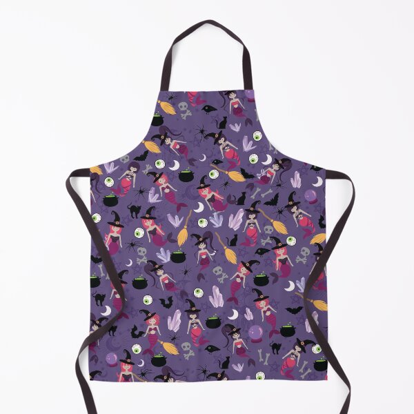 Item preview, Kawaii Witch Mermaids - Dark Purple designed and sold by GriffyPrints.