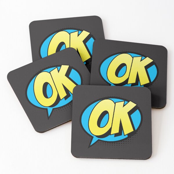 Item preview, OK retro vintage comics style speech bubble designed and sold by yaZzaboy.