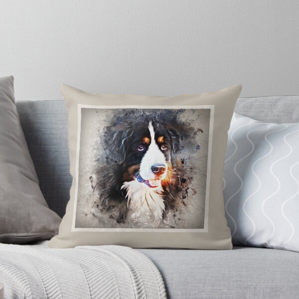 Item preview, Hund, Bernhardiner / Dog Illustration, Grunge designed and sold by STYLESYNDIKAT.