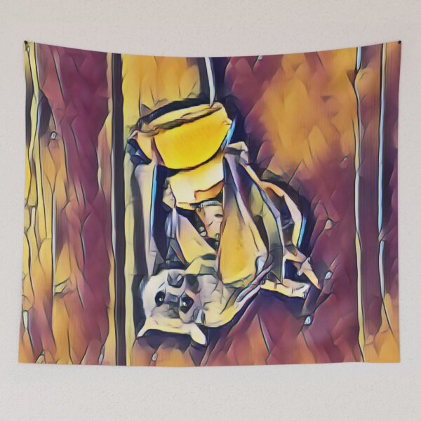 Item preview, Hungry Bat In Retro Pop designed and sold by Fearless-Fox.