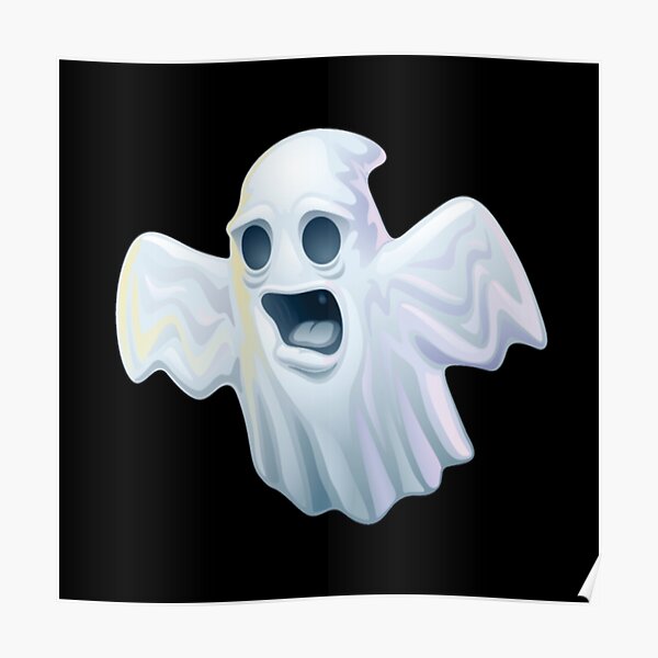 Ghost Poster For Sale By Jawad Artist Redbubble