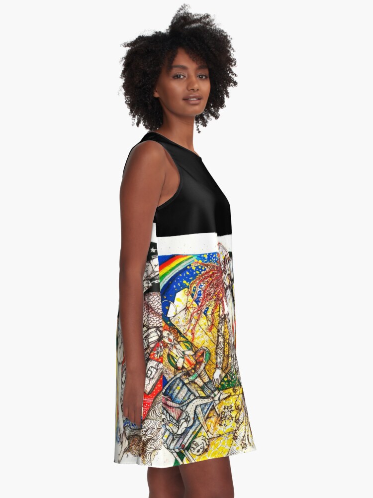 Alternate view of Media Vuelta A-Line Dress