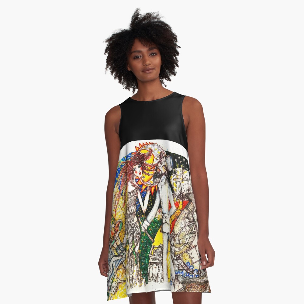 Item preview, A-Line Dress designed and sold by aremaarega.