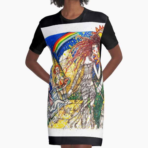 Media Vuelta Vestido camiseta