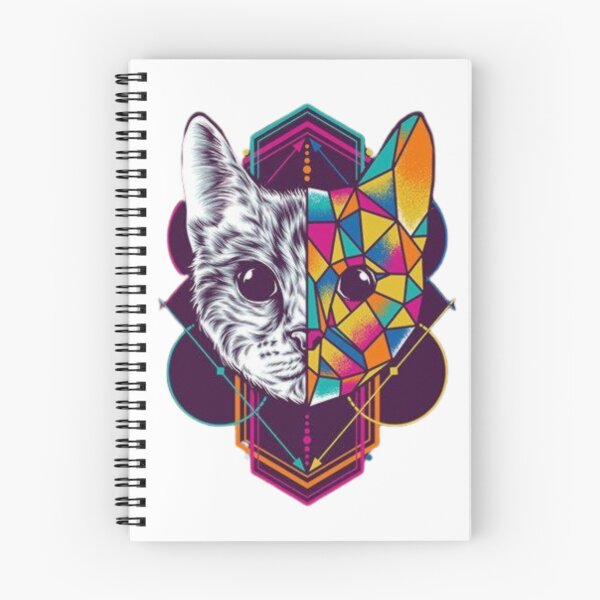 Item preview, geometric cat designed and sold by A2A  SHOP.